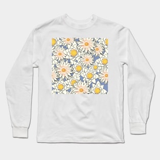 Daisy white flowers Long Sleeve T-Shirt